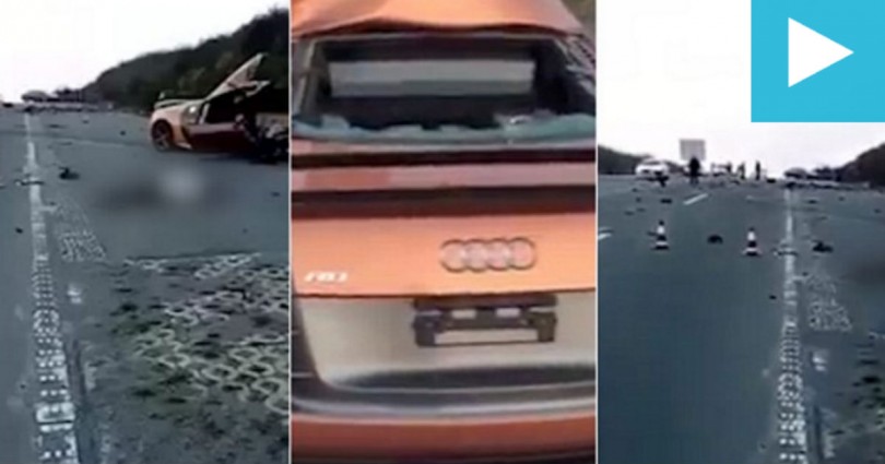 Ήθελε Να Καταγράψει Την Τελ.Ταχύτητα Ενος Audi R8 .. Τελικά Κατέγραψε Τον Θάνατο Του. ( ΒΙΝΤΕΟ)